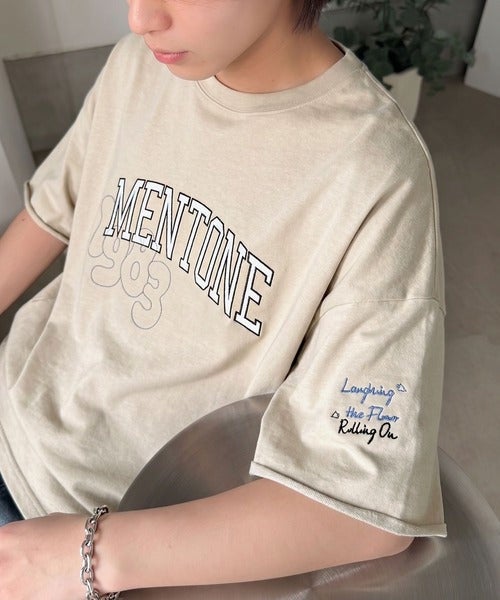 Classical Elf《JaVaジャバコラボ》【吸水速乾機能付き】Tシャツ派にこそ試してほしい!さらっと夏場も快適なカレッジロゴ 飛び刺繍 ミニ裏毛Tシャツ商品画像-32