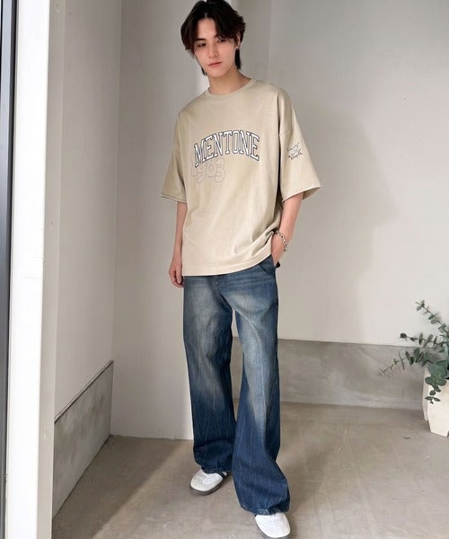 Classical Elf《JaVaジャバコラボ》【吸水速乾機能付き】Tシャツ派にこそ試してほしい!さらっと夏場も快適なカレッジロゴ 飛び刺繍 ミニ裏毛Tシャツ商品画像-34