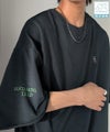 Classical Elf《JaVaジャバコラボ》【吸水速乾機能付き】しっかり厚地素材でもサラッと快適。フレンチブルドッグ刺繍 ミニ裏毛 スウェットライクTシャツ商品サムネイル-2