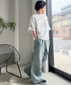 Classical Elf《JaVaジャバコラボ》【吸水速乾機能付き】しっかり厚地素材でもサラッと快適。フレンチブルドッグ刺繍 ミニ裏毛 スウェットライクTシャツ商品サムネイル-8