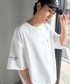 Classical Elf《JaVaジャバコラボ》【吸水速乾機能付き】しっかり厚地素材でもサラッと快適。フレンチブルドッグ刺繍 ミニ裏毛 スウェットライクTシャツ商品サムネイル-10