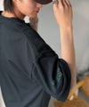 Classical Elf《JaVaジャバコラボ》【吸水速乾機能付き】しっかり厚地素材でもサラッと快適。フレンチブルドッグ刺繍 ミニ裏毛 スウェットライクTシャツ商品サムネイル-15