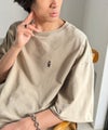 Classical Elf《JaVaジャバコラボ》【吸水速乾機能付き】しっかり厚地素材でもサラッと快適。フレンチブルドッグ刺繍 ミニ裏毛 スウェットライクTシャツ商品サムネイル-24