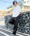 Classical Elf《JaVaジャバコラボ》【接触冷感機能付き】綿100%のしっかり素材なのに、ヒンヤリ夏に心地よい。 ウェービングベルト付き ルーズフィット クライミング チノパンツ商品サムネイル-11