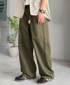 Classical Elf《JaVaジャバコラボ》【接触冷感機能付き】綿100％のしっかり素材なのに、ヒンヤリ夏に心地よい。 ウェービングベルト付き ルーズフィット クライミング チノパンツ商品サムネイル-30