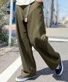 Classical Elf《JaVaジャバコラボ》【接触冷感機能付き】綿100%のしっかり素材なのに、ヒンヤリ夏に心地よい。 ウェービングベルト付き ルーズフィット クライミング チノパンツ商品サムネイル-31