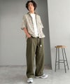 Classical Elf《JaVaジャバコラボ》【接触冷感機能付き】綿100％のしっかり素材なのに、ヒンヤリ夏に心地よい。 ウェービングベルト付き ルーズフィット クライミング チノパンツ商品サムネイル-36