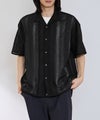 URBAN COLLECTION ストライプ 無地オープンカラーシャツ メンズ商品サムネイル-1