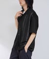 URBAN COLLECTION ストライプ 無地オープンカラーシャツ メンズ商品サムネイル-4