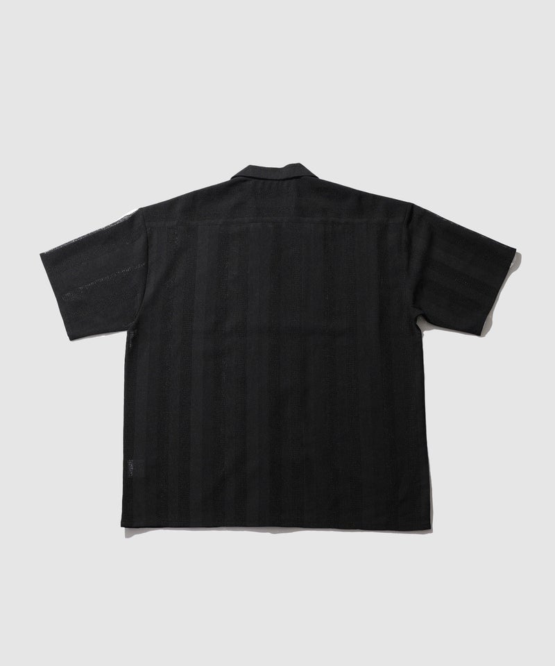 URBAN COLLECTION  ストライプ 無地オープンカラーシャツ メンズ商品画像-7