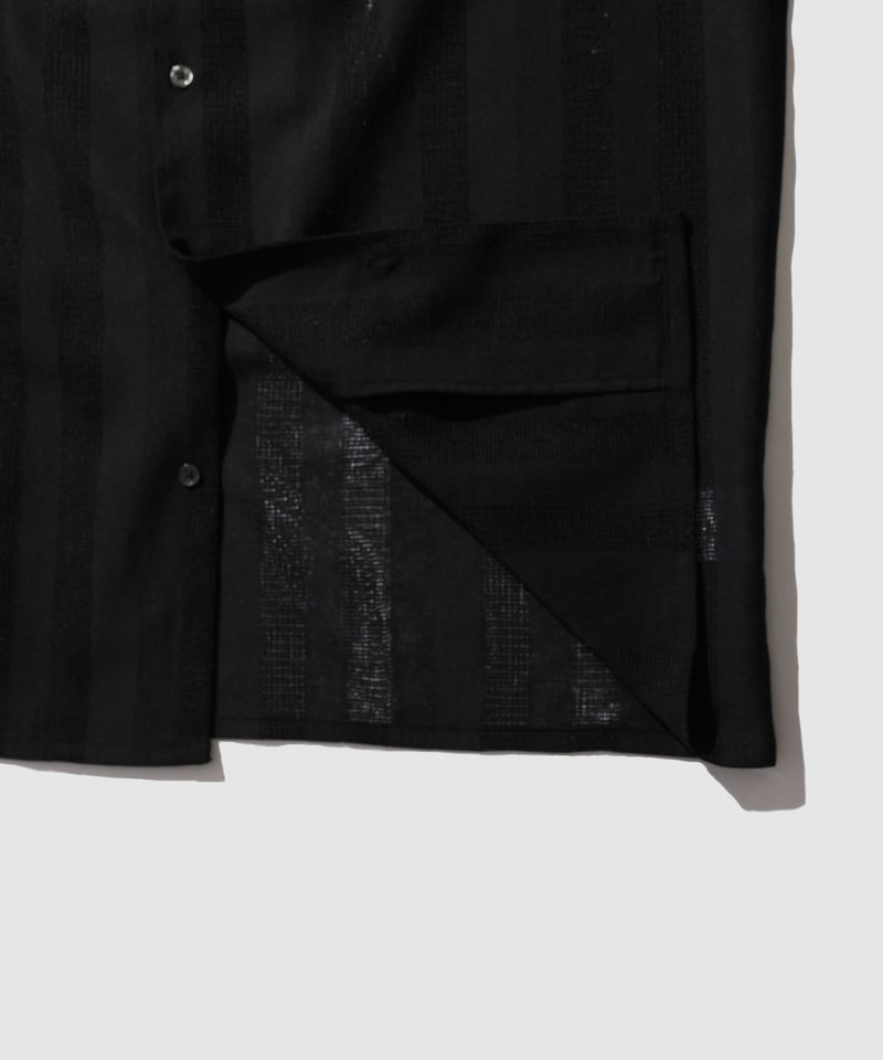 URBAN COLLECTION ストライプ 無地オープンカラーシャツ メンズ商品画像-10