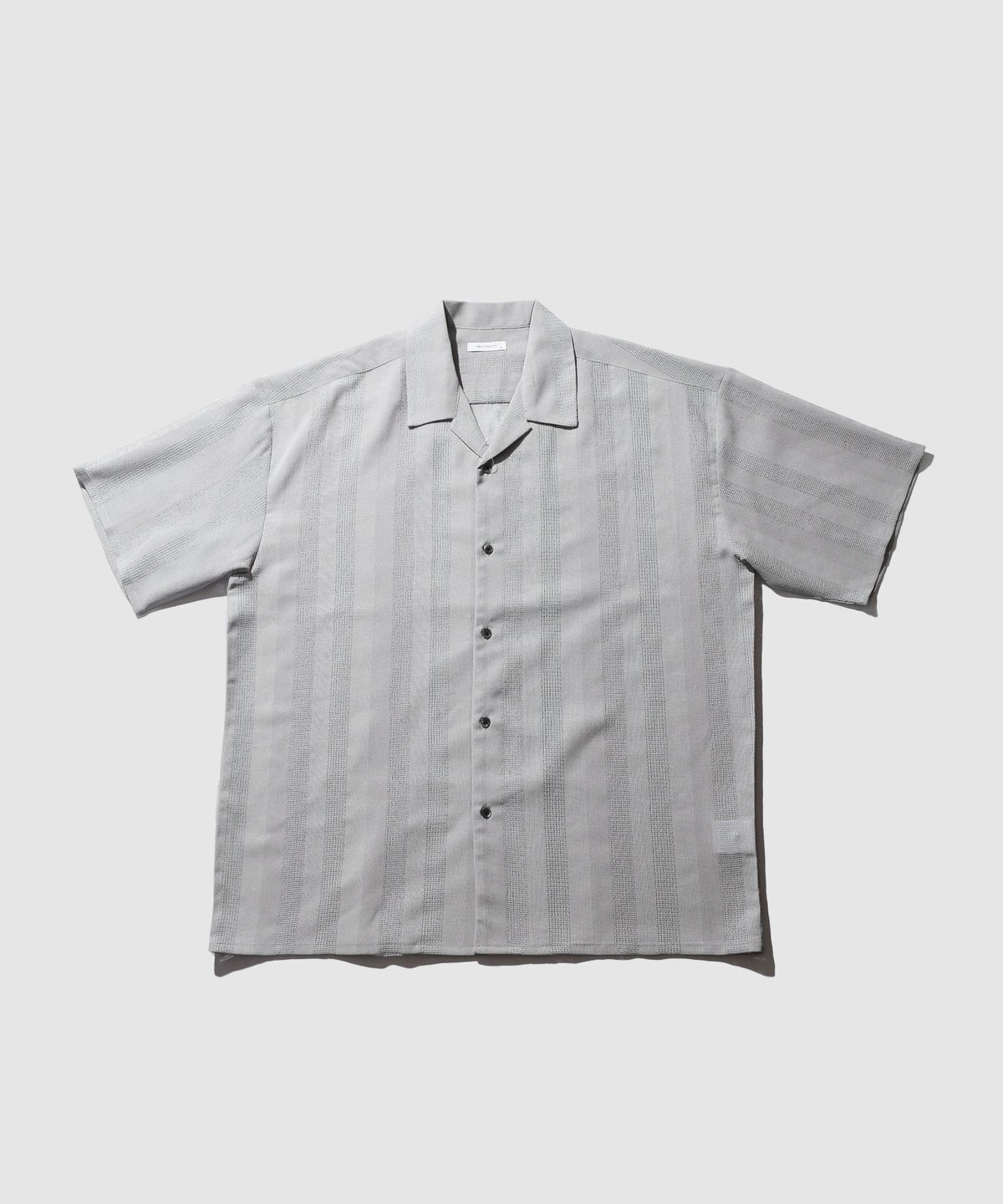 URBAN COLLECTION ストライプ 無地オープンカラーシャツ メンズ