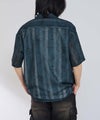 URBAN COLLECTION ストライプ 総柄オープンカラーシャツ メンズ商品サムネイル-5