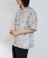 URBAN COLLECTION ストライプ 総柄オープンカラーシャツ メンズ商品サムネイル-7