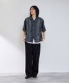 URBAN COLLECTION ストライプ 総柄オープンカラーシャツ メンズ商品サムネイル-10
