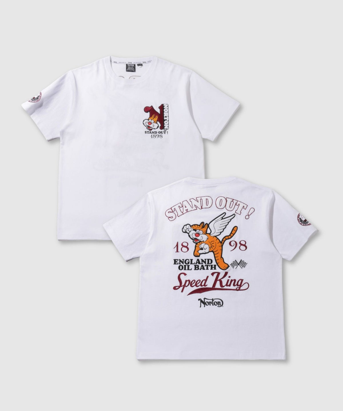 Norton ウイングドタイガーTシャツ メンズ メール便 対応商品