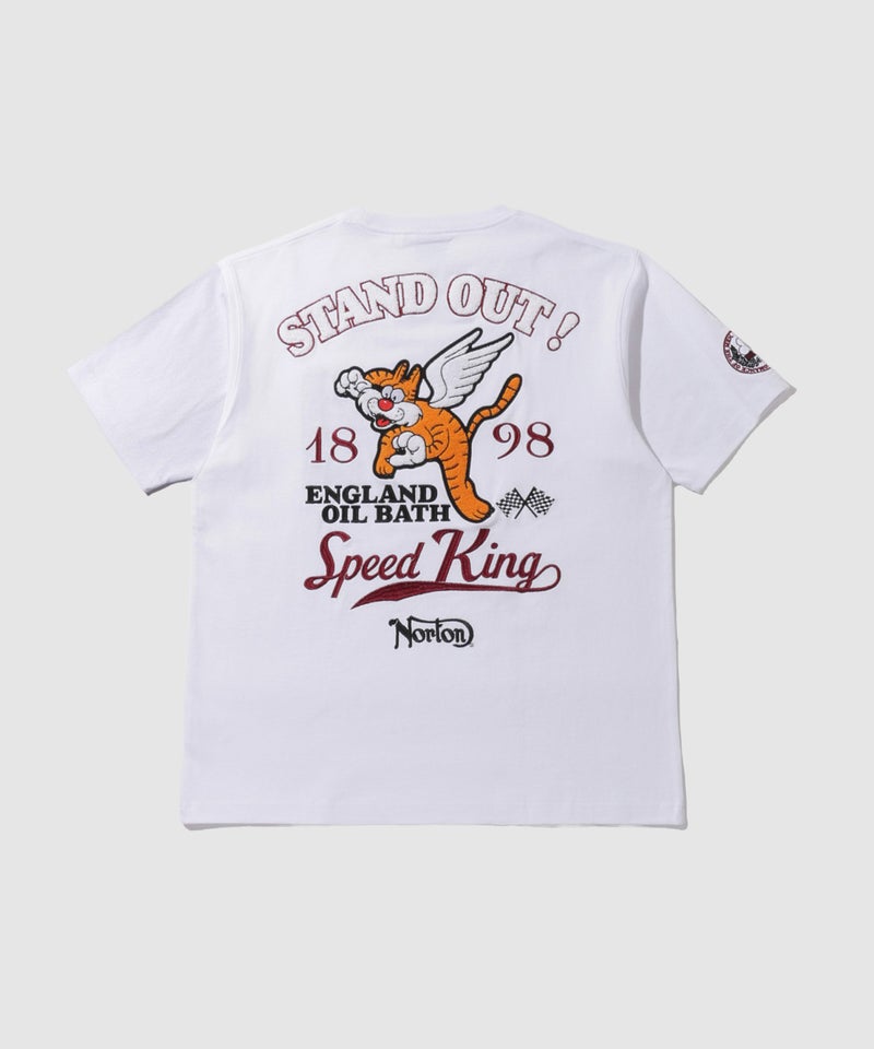 Norton ウイングドタイガーTシャツ メンズ メール便 対応商品商品画像-6