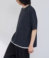 URBAN COLLECTION 杢調梨地 ボックスシルエット フェイクレイヤードTシャツ メンズ メール便 対応商品商品サムネイル-6