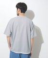 URBAN COLLECTION  杢調梨地 ボックスシルエット フェイクレイヤードTシャツ メンズ メール便 対応商品商品サムネイル-8