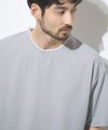 URBAN COLLECTION  杢調梨地 ボックスシルエット フェイクレイヤードTシャツ メンズ メール便 対応商品商品サムネイル-9