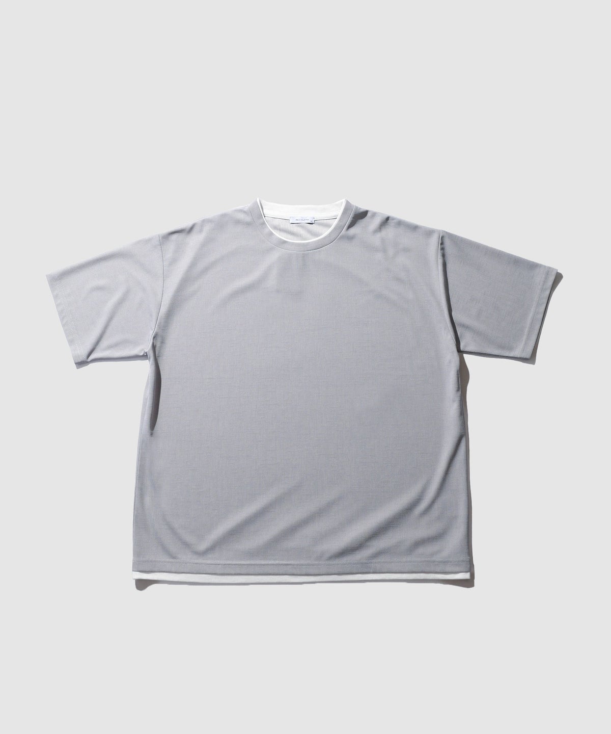 URBAN COLLECTION 杢調梨地 ボックスシルエット フェイクレイヤードTシャツ メンズ メール便 対応商品