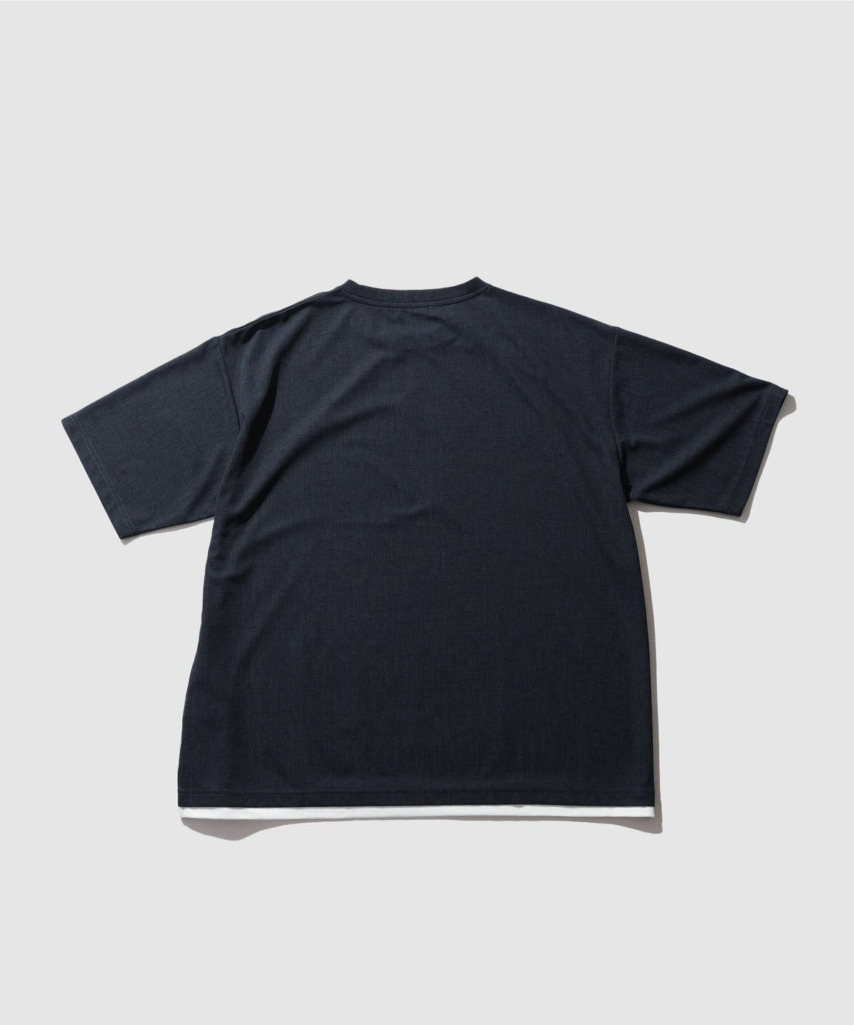 URBAN COLLECTION 杢調梨地 ボックスシルエット フェイクレイヤードTシャツ メンズ メール便 対応商品