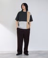 URBAN COLLECTION 天竺 異素材ブロック切替 ルーズシルエットTシャツ メンズ メール便 対応商品商品サムネイル-13