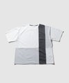 URBAN COLLECTION  天竺 異素材ブロック切替 ルーズシルエットTシャツ メンズ メール便 対応商品商品サムネイル-14