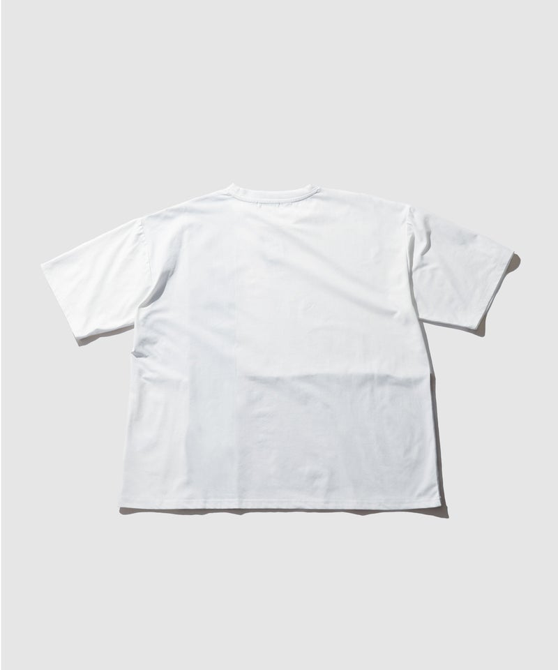 URBAN COLLECTION 天竺 異素材ブロック切替 ルーズシルエットTシャツ メンズ メール便 対応商品商品画像-17