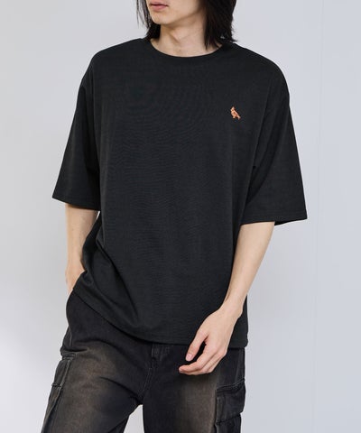 Real Standard タフラク ワンポイント刺繍プリントTシャツ メンズ メール便 対応商品