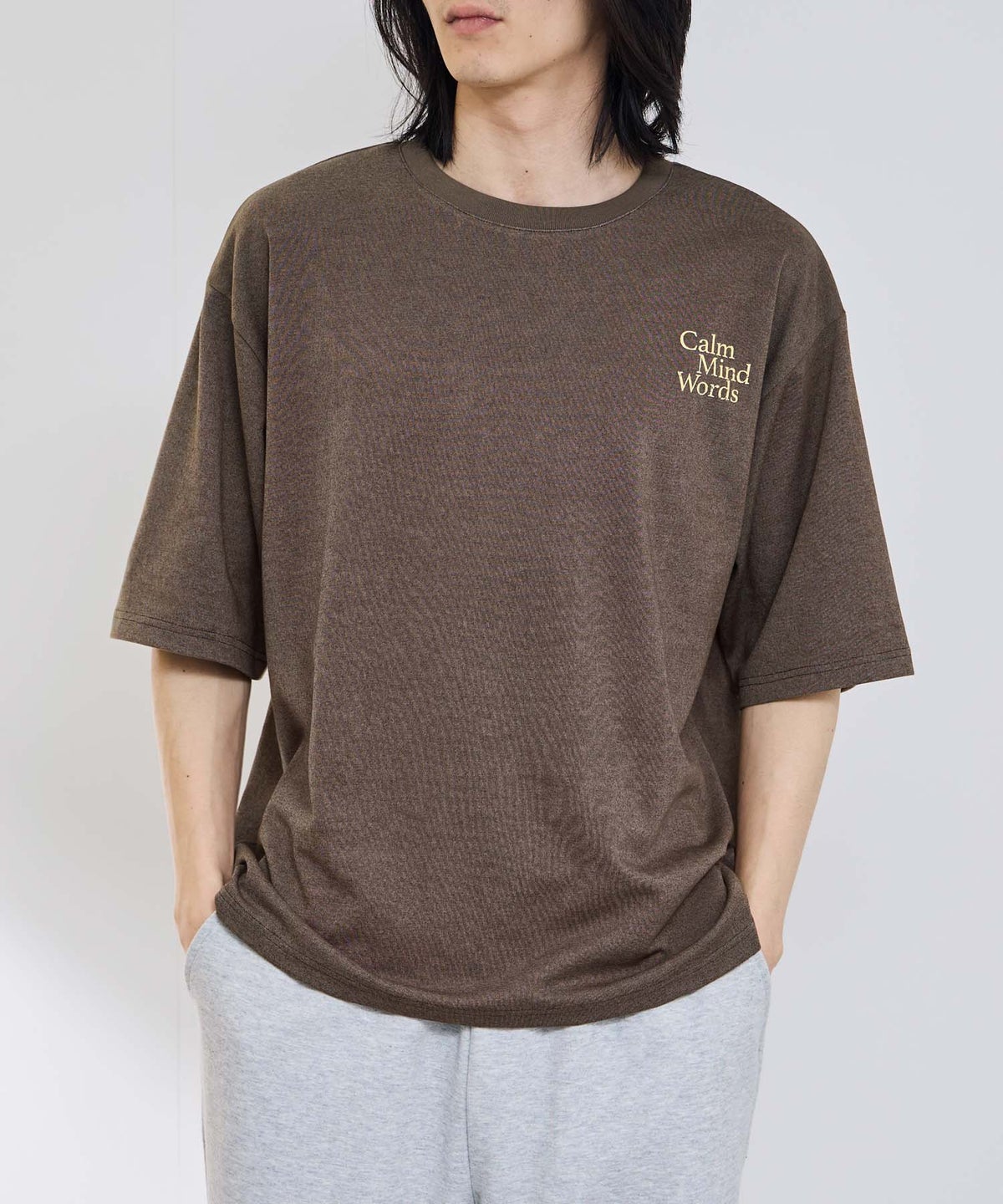 Real Standard タフラク ワンポイント刺繍プリントTシャツ メンズ メール便 対応商品