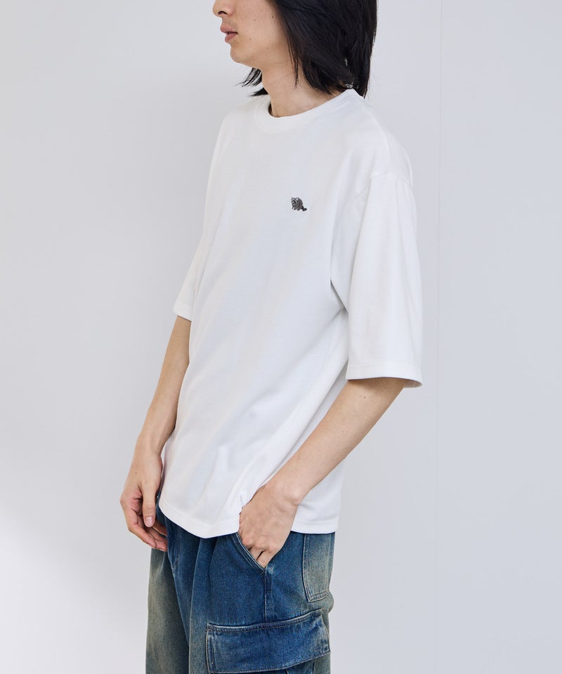 Real Standard タフラク ワンポイント刺繍プリントTシャツ メンズ メール便 対応商品商品画像-8