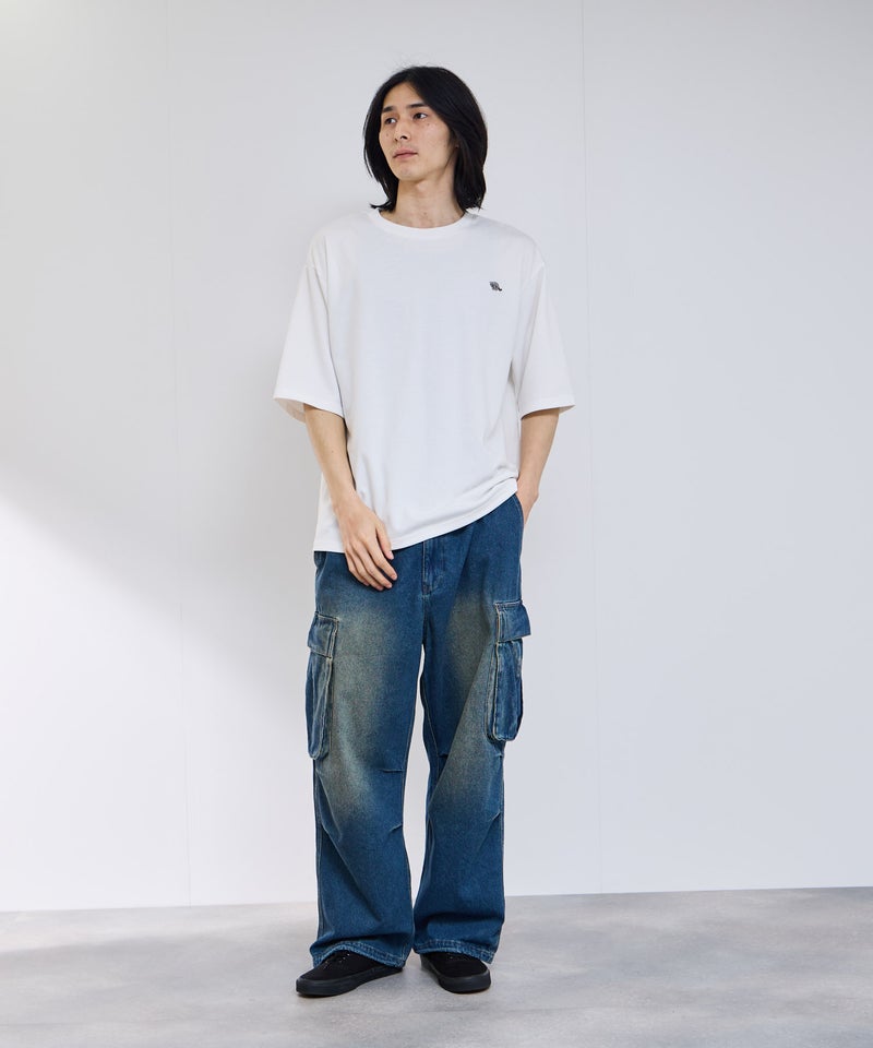 Real Standard  タフラク ワンポイント刺繍プリントTシャツ メンズ メール便 対応商品商品画像-9