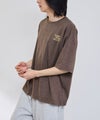 Real Standard タフラク ワンポイント刺繍プリントTシャツ メンズ メール便 対応商品商品サムネイル-12