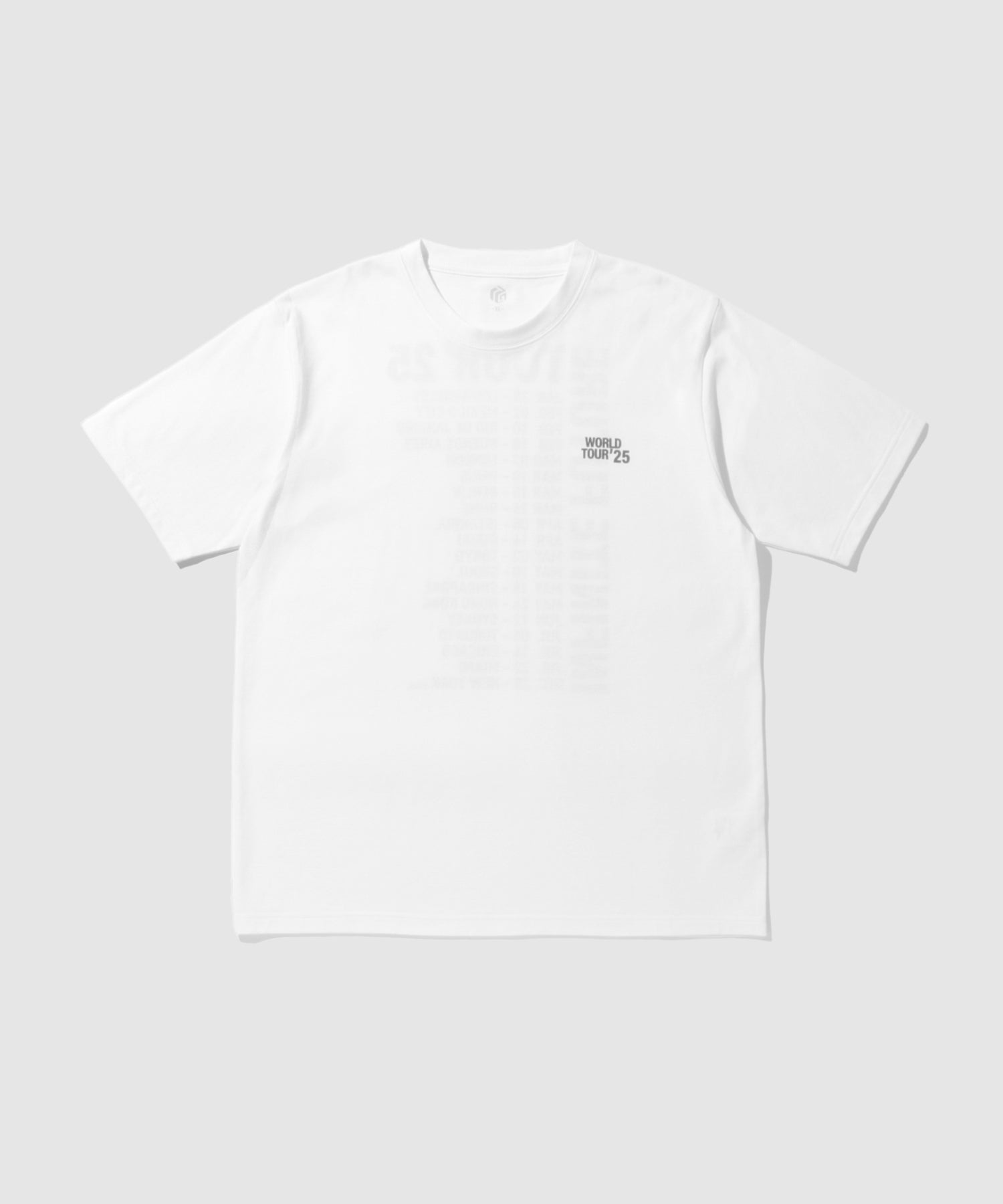  グラフィックプリント Tシャツ M ホワイト T-GRAPHICS ツアープリント半袖Tシャツ メンズ