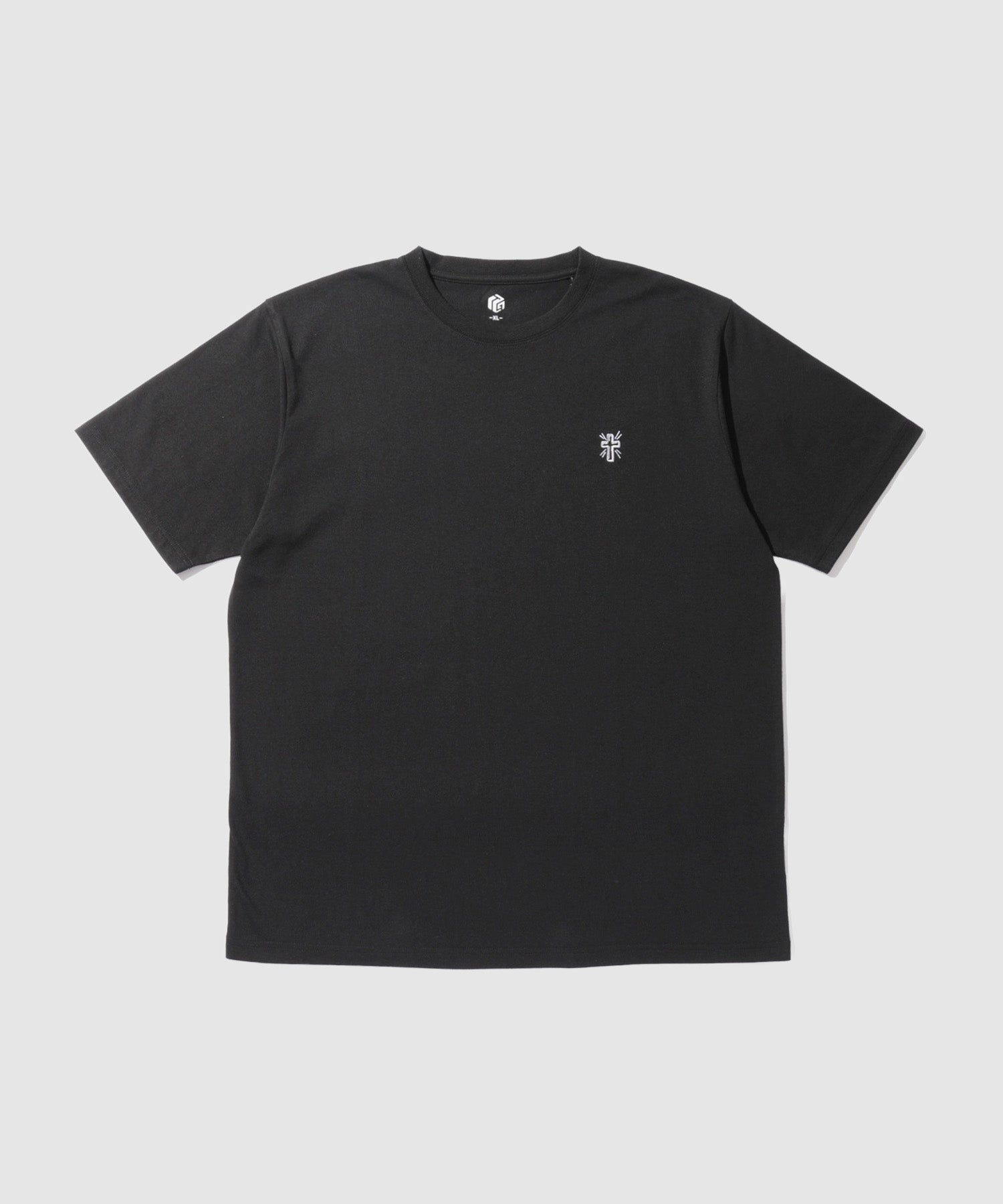T-GRAPHICS ワンポイント刺繍半袖Tシャツ メンズ