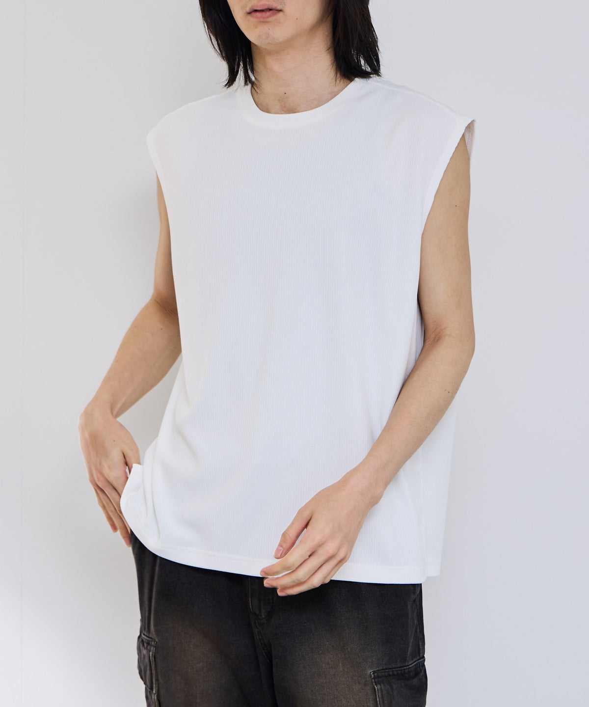 URBAN COLLECTION ボックスシルエット ノースリーブ メンズ メール便 対応商品