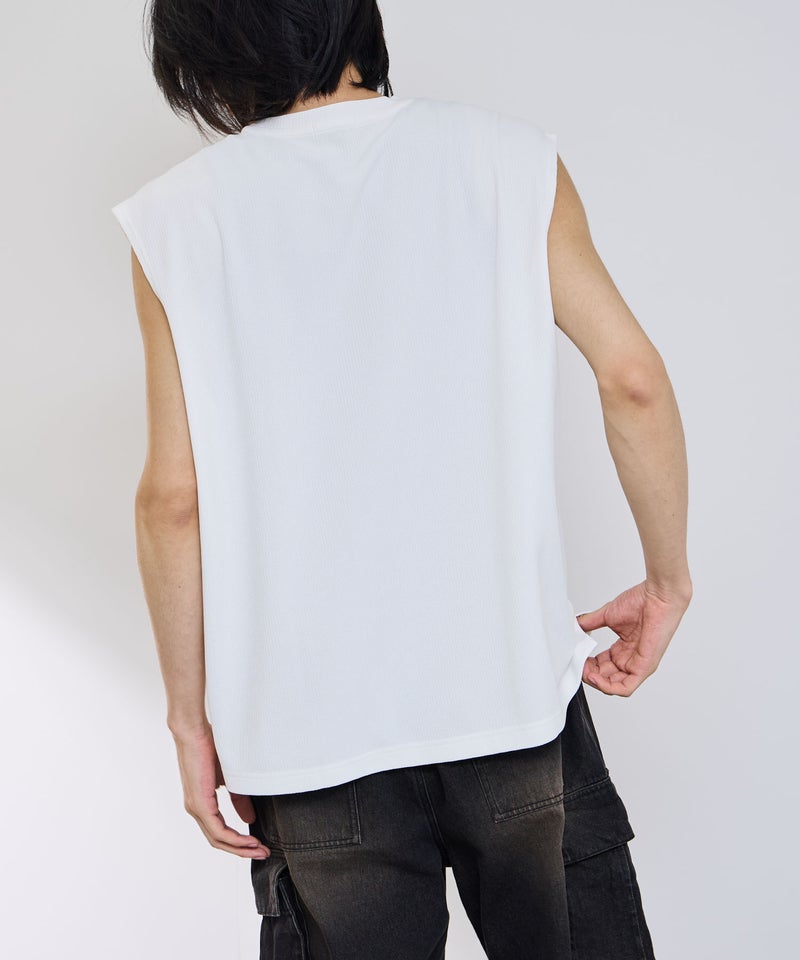 URBAN COLLECTION  ボックスシルエット ノースリーブ メンズ メール便 対応商品商品画像-4