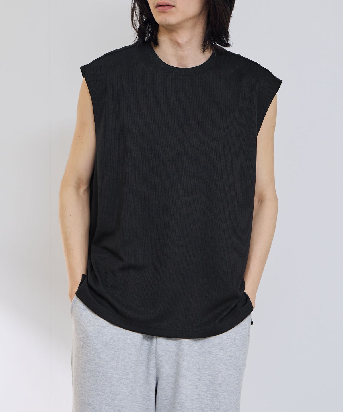 URBAN COLLECTION ボックスシルエット ノースリーブ メンズ メール便 対応商品
