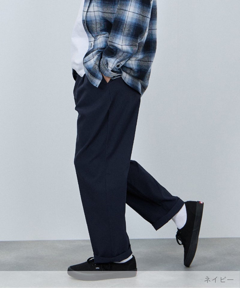 NAVY  マイラク ワイドパンツ メンズ商品画像-3