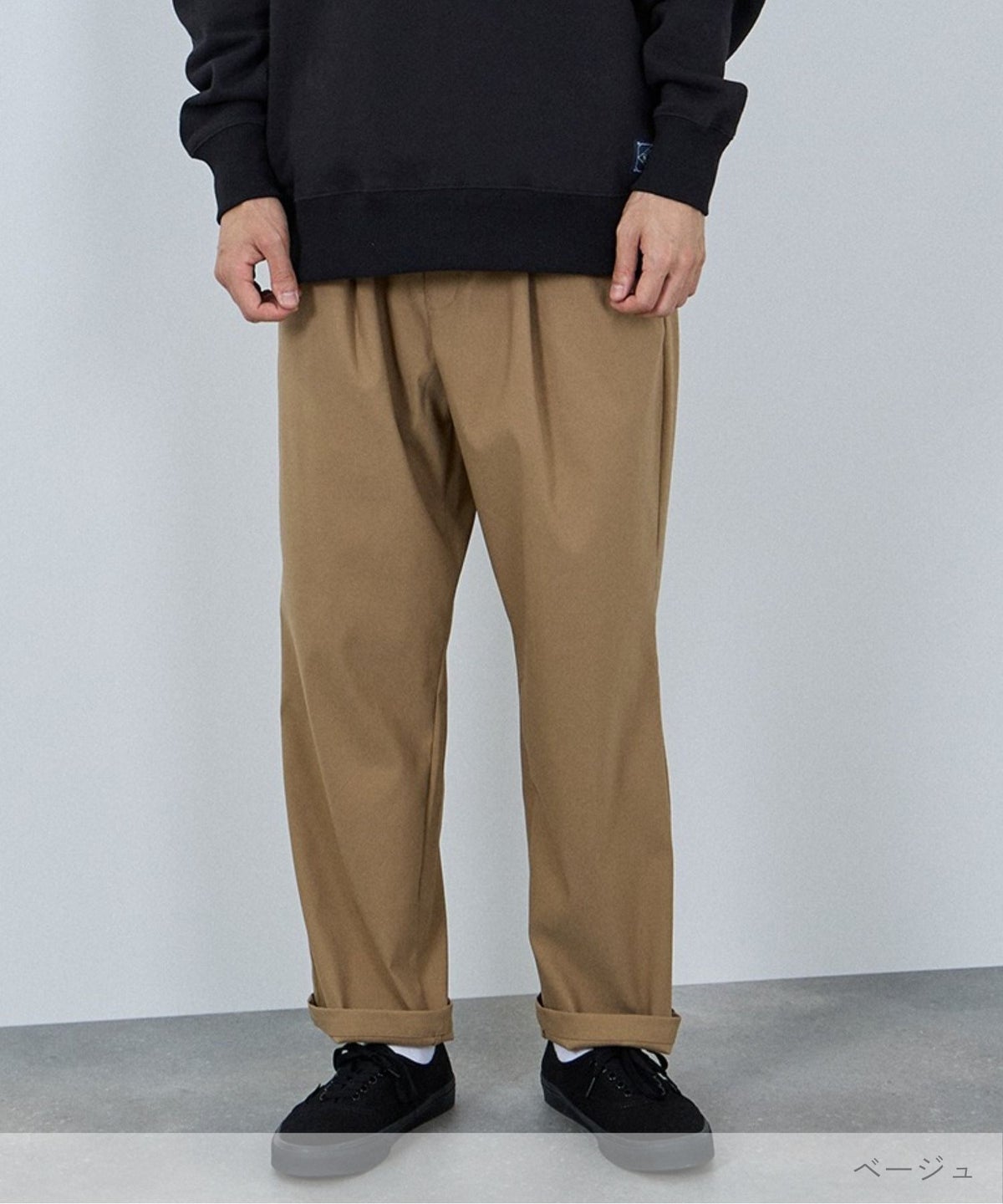 NAVY マイラク ワイドパンツ メンズ