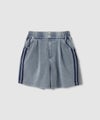 NAVY SARARI ニットデニム イージーキュロットパンツ キッズ商品サムネイル-1