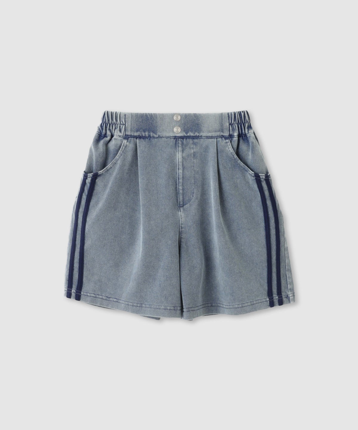 NAVY SARARI ニットデニム イージーキュロットパンツ キッズ