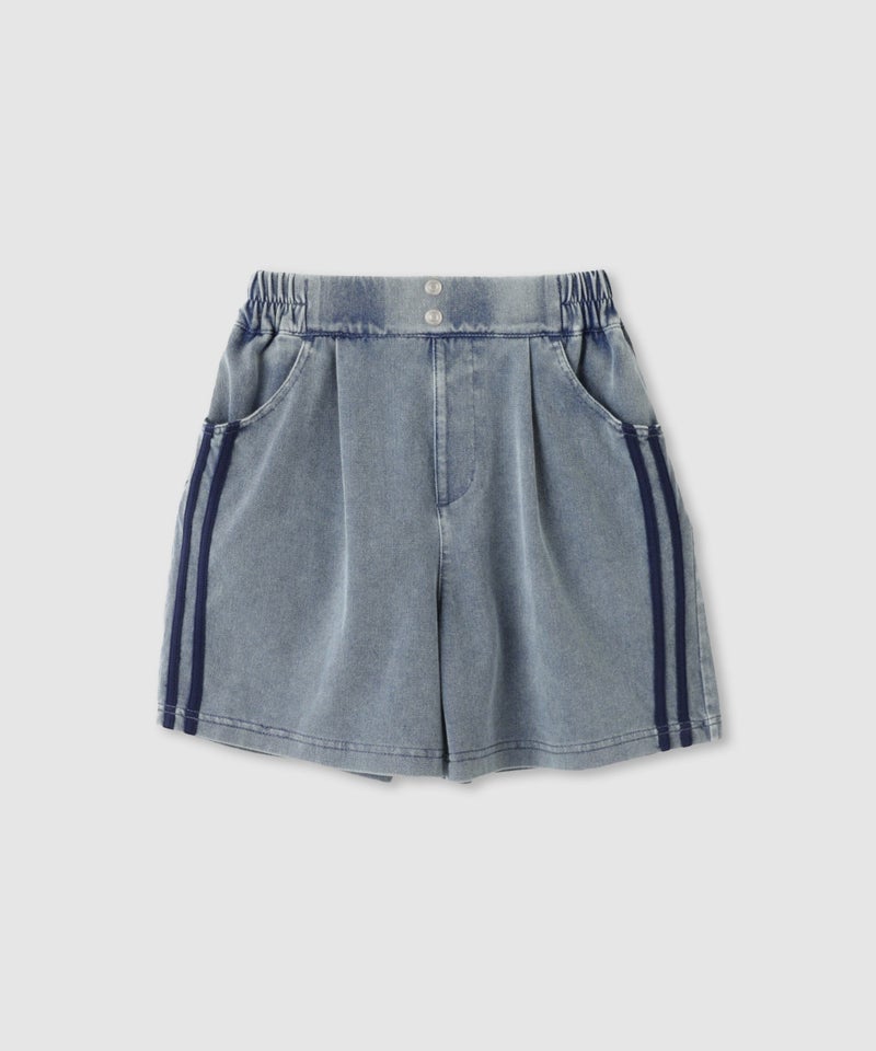 NAVY SARARI ニットデニム イージーキュロットパンツ キッズ商品画像-1