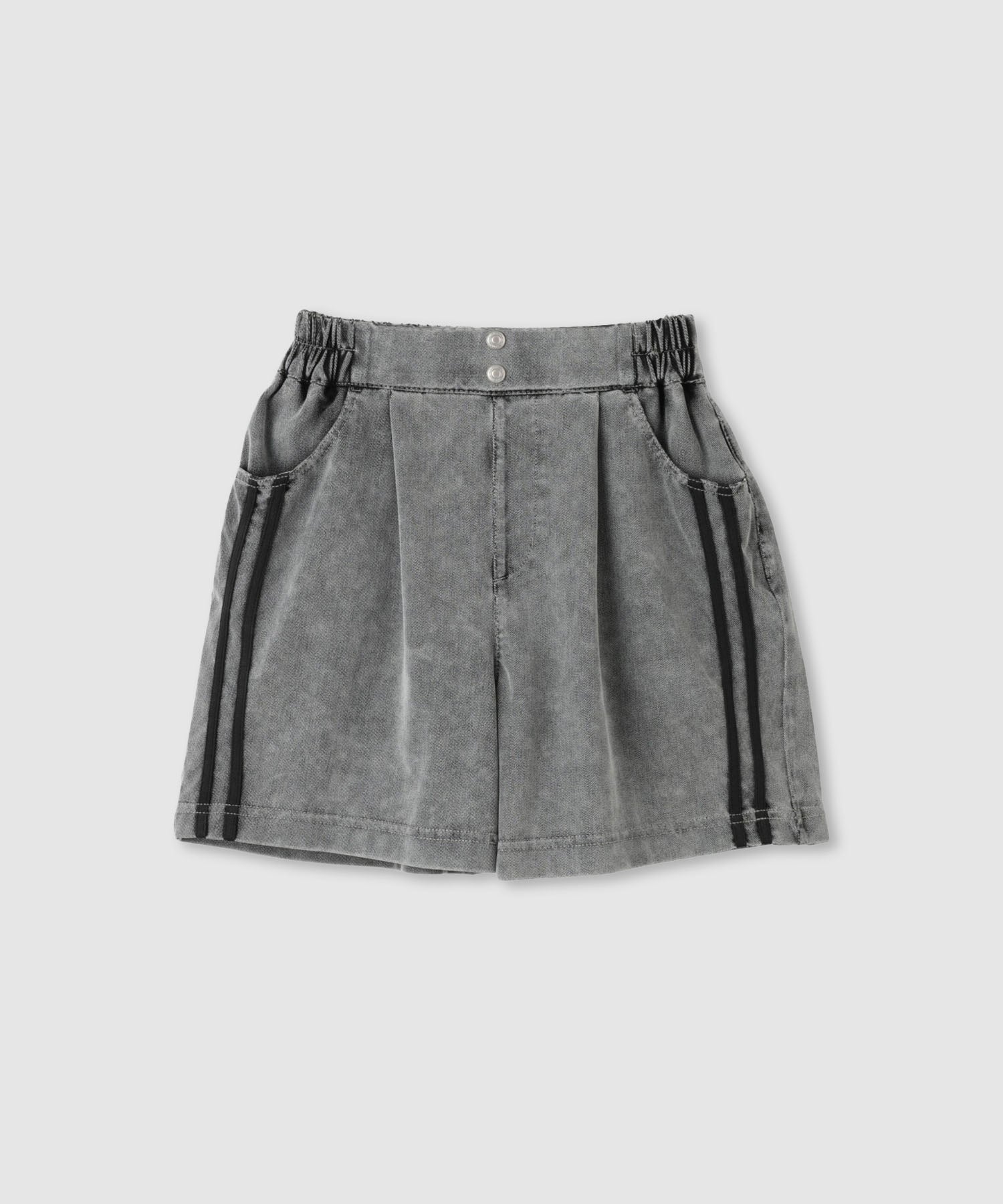 NAVY SARARI ニットデニム イージーキュロットパンツ キッズ