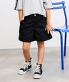 [期間限定価格]NAVY  ストレッチツイル ハイウエストショートパンツ キッズ商品サムネイル-1