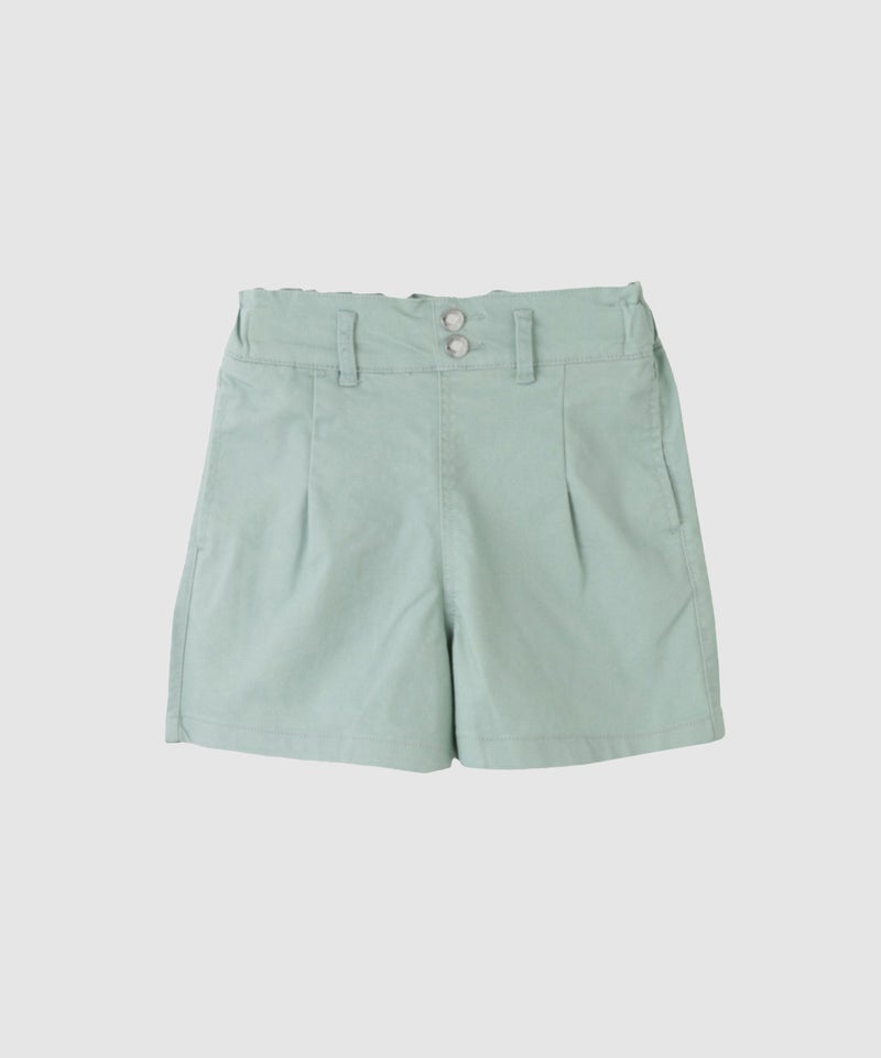 NAVY  ストレッチツイル ハイウエストショートパンツ キッズ商品画像-2