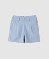 NAVY  ストレッチツイル ハイウエストショートパンツ キッズ商品サムネイル-3