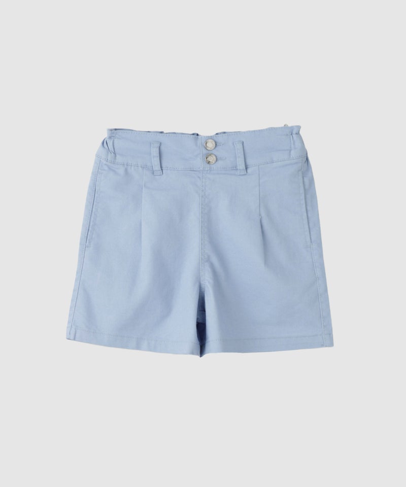 NAVY ストレッチツイル ハイウエストショートパンツ キッズ商品画像-3