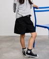 [期間限定価格]NAVY  ストレッチツイル ハイウエストショートパンツ キッズ商品サムネイル-4